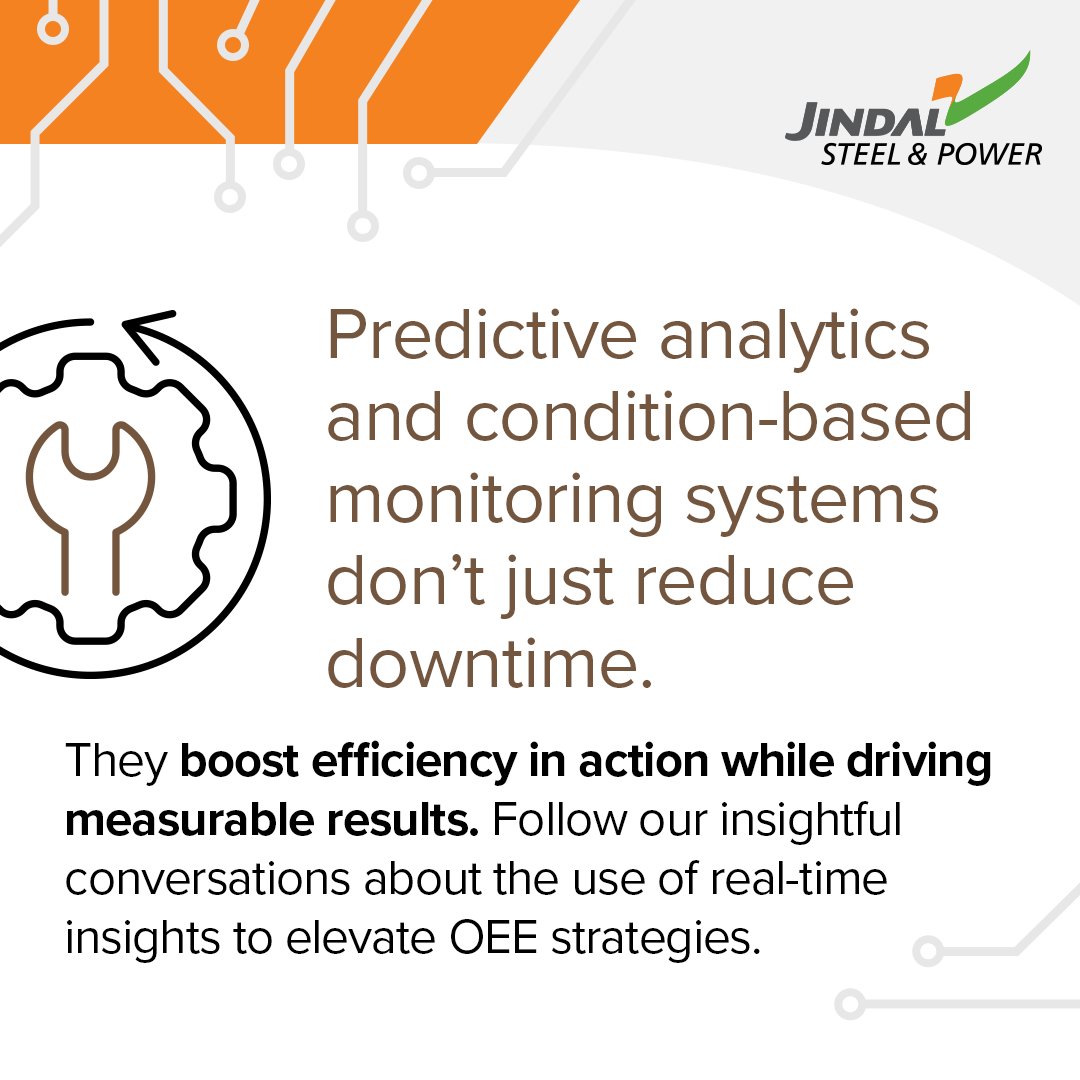 JindalSteel_In's tweet photo. Data-led approaches can go a long way in strengthening operations and minimising downtime. At #JSPTechCatalyst, we are gearing up to push boundaries and achieve excellence with the #SteelOfIndia. https://t.co/FWtZjiwiwk