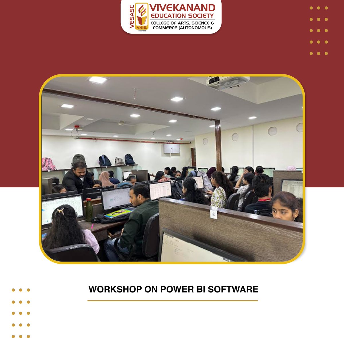 VESASCspeaks's tweet photo. Department of Mathematics organized Workshop on Power BI Software under the aegis of PM USHA on 04/01/2025 & 11/01/2025
#MathematicsWorkshop #PowerBI #PMUSHA https://t.co/khFY4JSM6C
