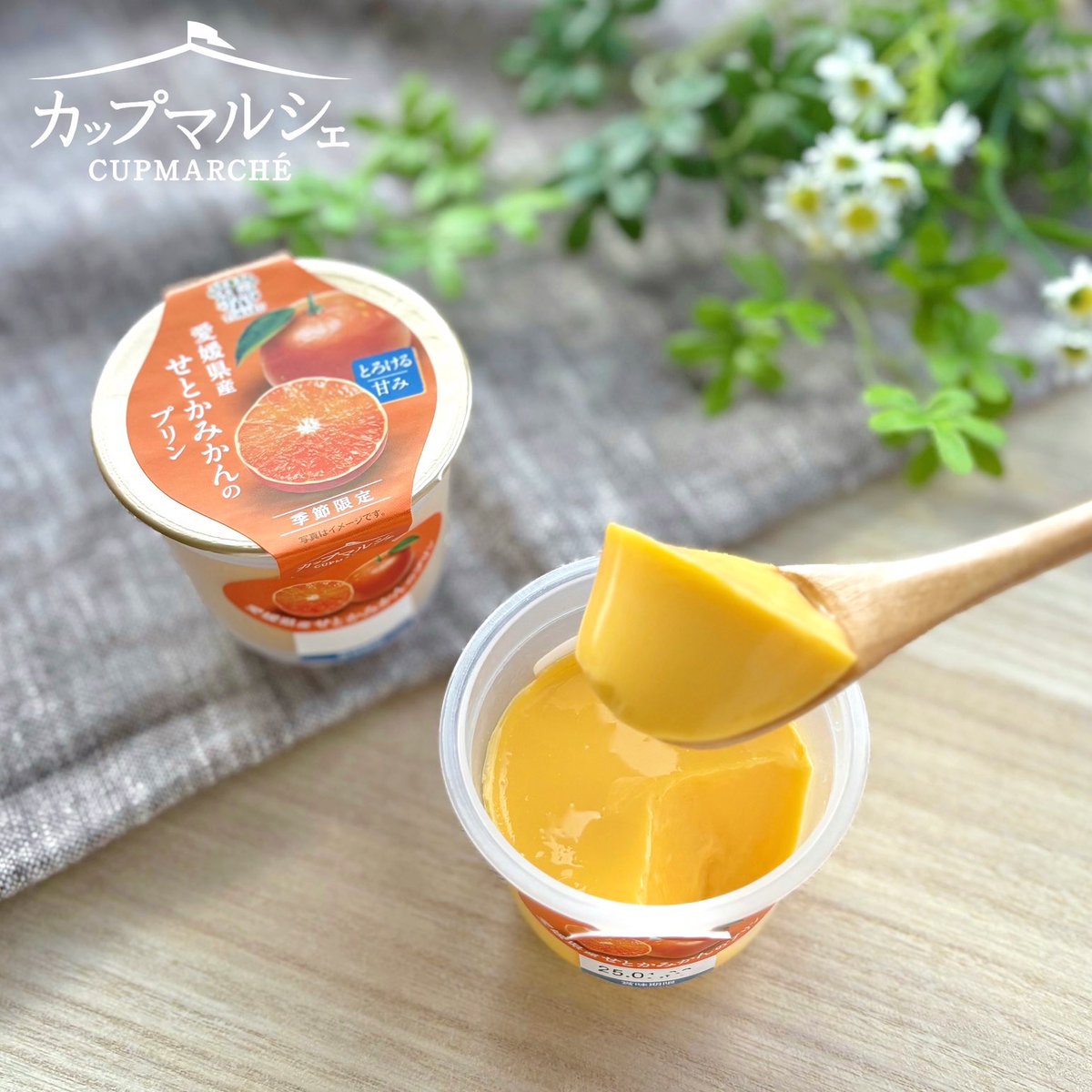カップマルシェ”シリーズより好評発売中 「愛媛県産せとかみかんの