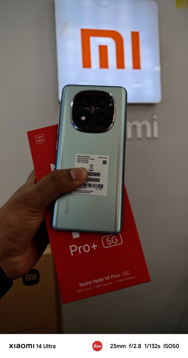 KapsiSaif's tweet image. MISSION ACCOMPLISHED! Saved my friend from a minus 1 brand phone! Showed him #SuperNoteChallenge videos of @s_anuj, @gautmeluv, and @sandeep9sarma... and now he&apos;s officially part of the #RedmiFamily! Welcome to the Xiaomi squad. #TechRescue #redminote14proplus5g 
@pixelwithme