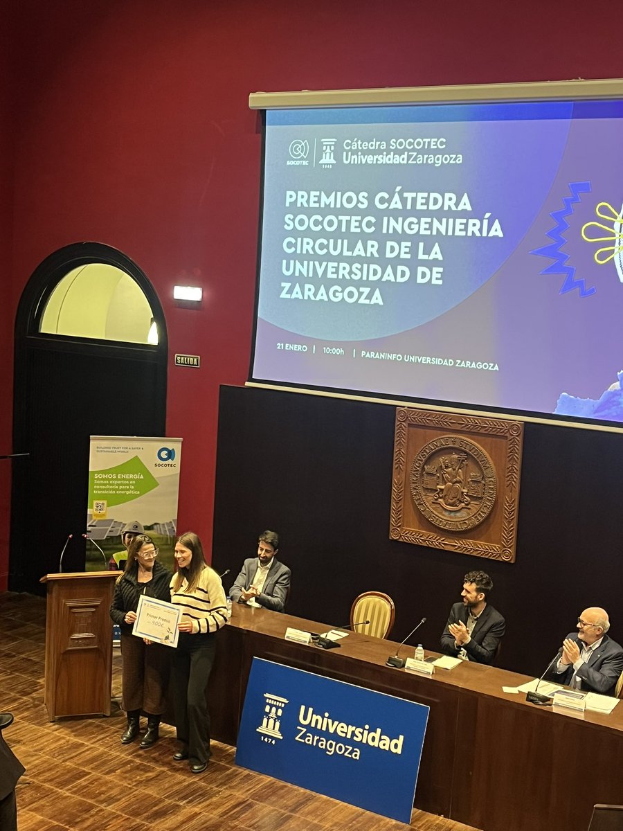 Maria U. Alzueta (@combuxtionma) on Twitter photo I am very proud of Irene de Diego, who has got the first prize awarded by the Cátedra <a href="/socotecspain/">SOCOTEC Spain</a> of <a href="/unizar/">Universidad Zaragoza</a>, to her final degree project. The work adressed the study of the combustion of ammonia-methanol mixtures and was performed in the <a href="/GPT_research/">Thermochemical Processes Group</a> <a href="/I3Aunizar/">I3A - UNIZAR</a> Enhorabuena! I am very proud of Irene de Diego, who has got the first prize awarded by the Cátedra <a href="/socotecspain/">SOCOTEC Spain</a> of <a href="/unizar/">Universidad Zaragoza</a>, to her final degree project. The work adressed the study of the combustion of ammonia-methanol mixtures and was performed in the <a href="/GPT_research/">Thermochemical Processes Group</a> <a href="/I3Aunizar/">I3A - UNIZAR</a> Enhorabuena!