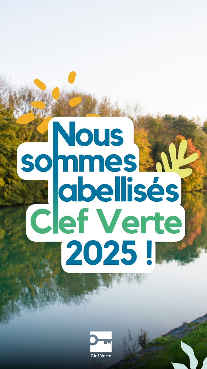 Toute l’équipe des Ormes est fière d’obtenir le label Clef Verte en 2025 pour la 12ème fois consécutive et de faire partie des établissements engagés dans une démarche de développement durable !

#ClefVerte2025 #GreenKey <a href="/ClefVerte/">Clef Verte France</a>