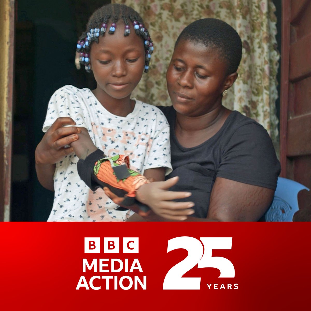 #25Years25Stories – in 2024, we used the power of media to share how 12-year-old Kadija from #SierraLeone had her life transformed when she got a prosthetic hand.

She can now pursue her dreams of becoming a lawyer.

bbc.in/3PJVODW