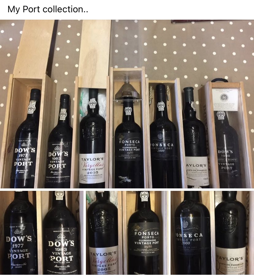 LiamDumpleton's tweet photo. @tomdoorley Hi Tom, I have a small collection of vintage Ports. I’ve always meant to show you as it’s something I treasure and want to add to. https://t.co/wBhDGgYtOP