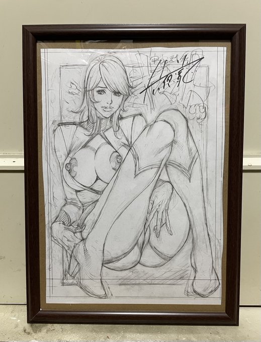 【BOOTH販売】

「COMIC1☆7」で購入者特典として配布されたフリーペーパー『山咲通信⑬』のピンナップ(画像3を参照)のラフ絵になります。
ラフ絵には「十六夜清心」本人による直筆のサインを入れさせて頂いております。
この機会に是非、宜しくお願いいたします。 