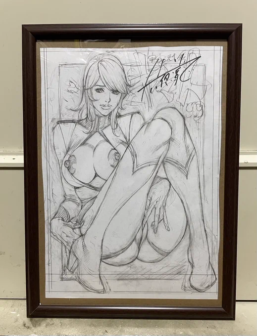 【BOOTH販売】

「COMIC1☆7」で購入者特典として配布されたフリーペーパー『山咲通信⑬』のピンナップ(画像3を参照)のラフ絵になります。
ラフ絵には「十六夜清心」本人による直筆のサインを入れさせて頂いております。
この機会に是非、宜しくお願いいたします。 