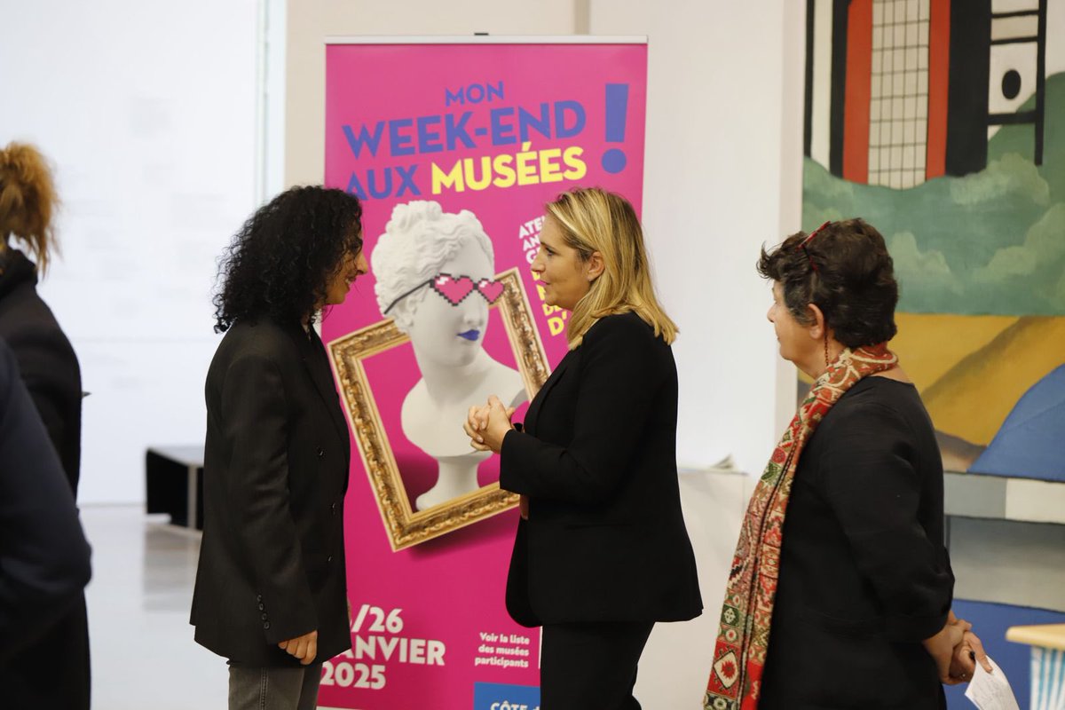 ProCotedazur's tweet image. 👩‍🎨Invitée d’honneur de cette 2ème édition #MonWeekEndAuxMusées : Fouzia Kechkech, productrice de À Musée Vous, À Musée Moi sur @ARTEfr et fondatrice de l’agence DADA Media.
&quot; Les musées ne sont pas seulement des lieux d’exposition, mais des espaces vivants de rencontre, de…