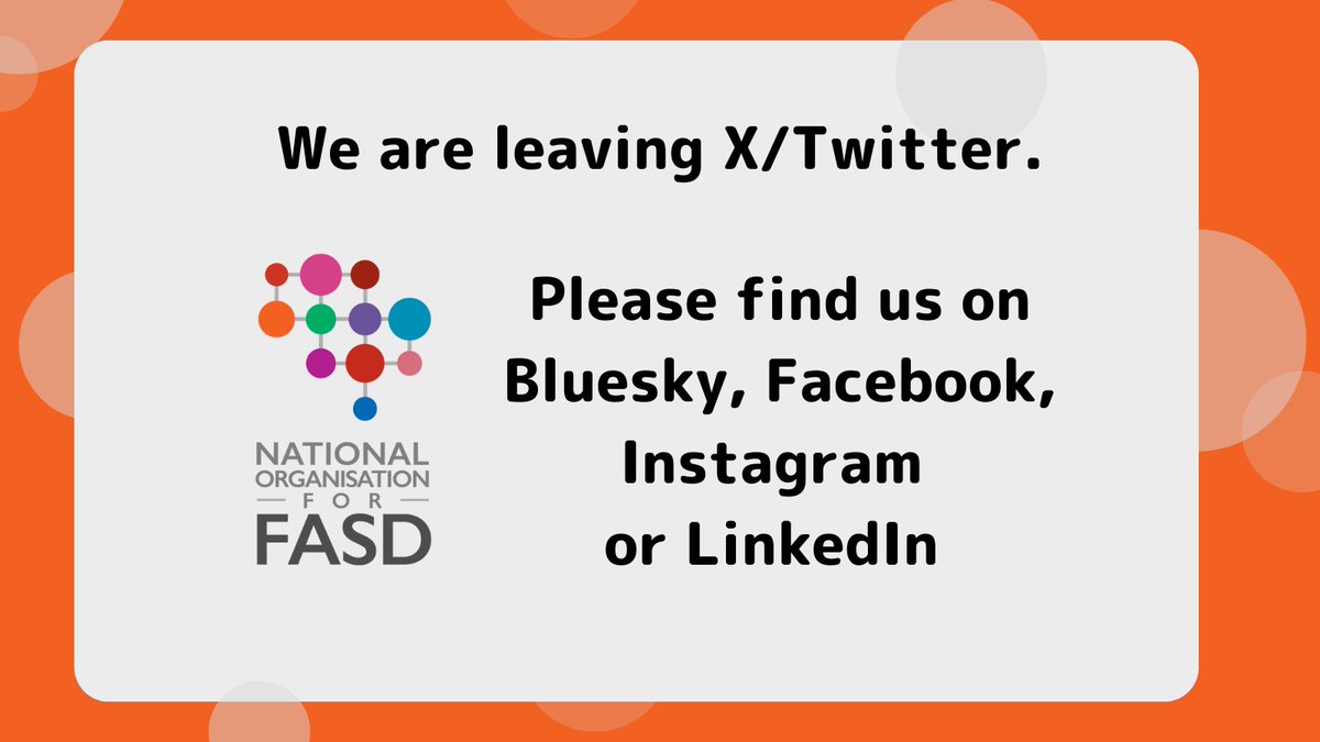 National FASD (@nationalfasd) on Twitter photo We can no longer in good conscience stay in this space. We are moving to Bluesky.
Please follow <a href="/NationalFASD/">National FASD</a> at nationalfasd.bsky.social, the @GMfasdnetwork at gmfasdnetwork.bsky.social and @SB_FASD at sb-fasd.bsky.social We can no longer in good conscience stay in this space. We are moving to Bluesky.
Please follow <a href="/NationalFASD/">National FASD</a> at nationalfasd.bsky.social, the @GMfasdnetwork at gmfasdnetwork.bsky.social and @SB_FASD at sb-fasd.bsky.social