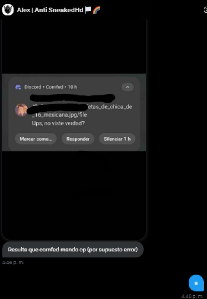 V4mpvx_m4a's tweet photo. Recordatorio de que este imbécil de acá se puso a spamear links con cp a mi y a conocidos míos jsjsjs https://t.co/JI6Ygt9iNj