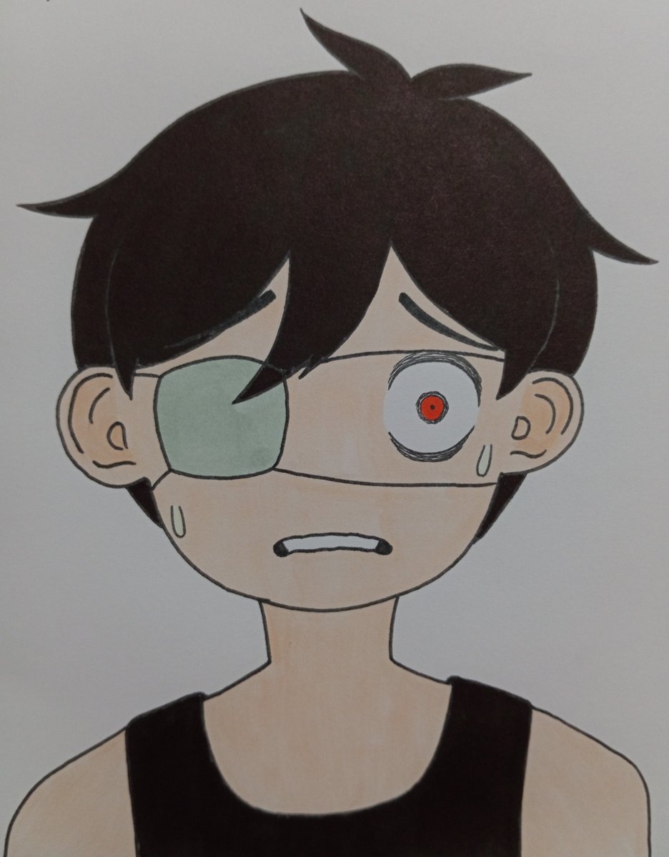 MalardSyn's tweet photo. Afraid 

#OMORIFANART https://t.co/kgQFd1FbAN