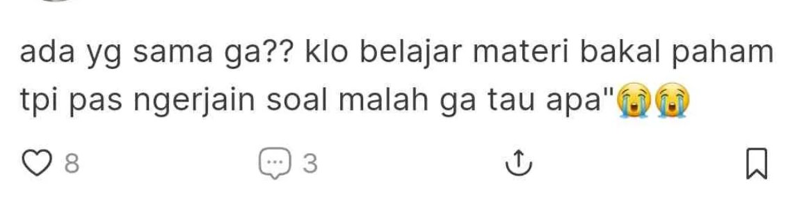sisiutbk's tweet image. Pas nonton penjelasan materi PK PM paham, tapi pas langsung berhadapan dg soal ga bisa ngerjain. Langsung buyar gk tau mulai dari mana 😭😭😭

Ada yg sama? 

Ini aku kasih tips biar kalian "minimal" bisa PK PM dg cara ini.

 —utas yg agak puanjanggg—