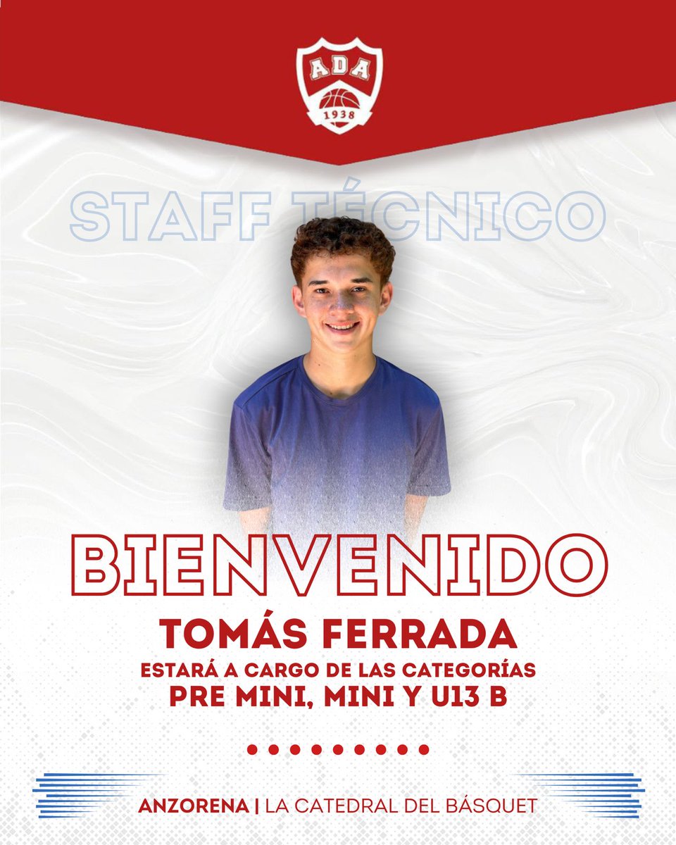 El "Colo" se suma al Staff Técnico. ¿Aguilera? No, Tomás Ferrada. El profe coordinará a los Pre Mini "B", Mini "B" y U 13 "B".