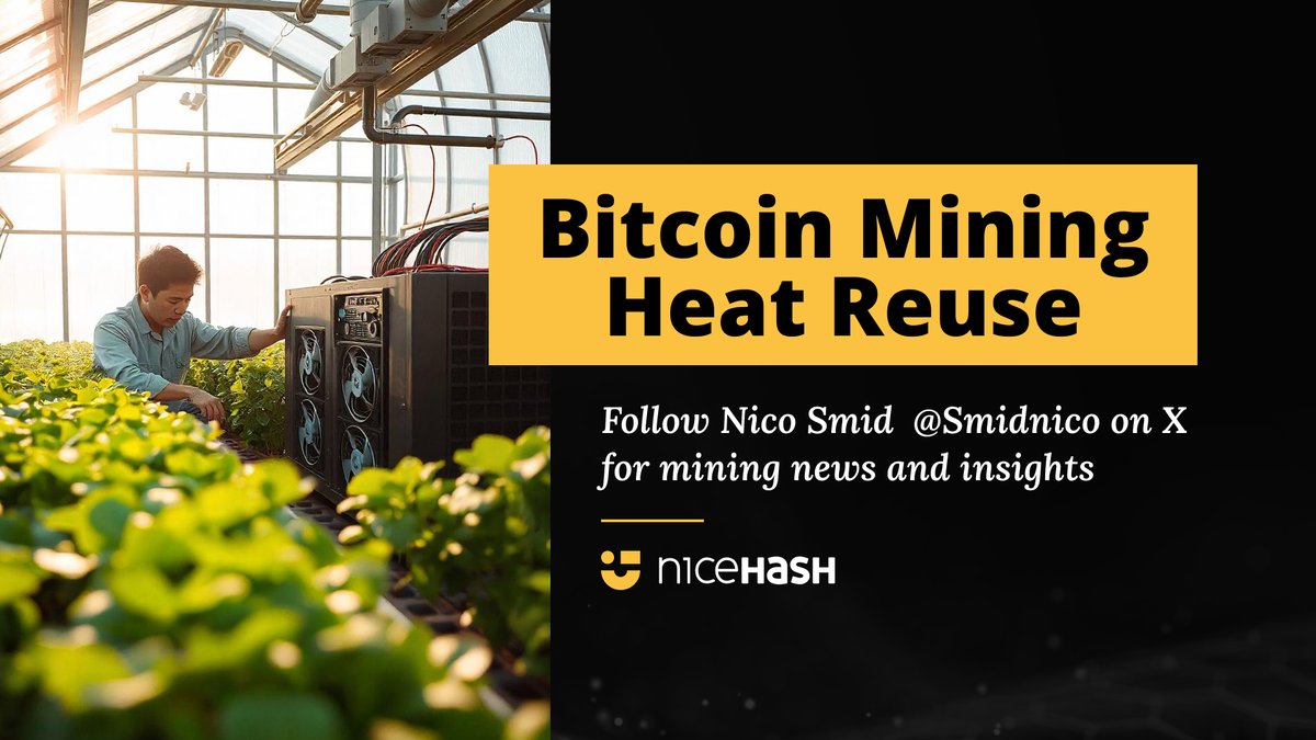Dive into #Bitcoin #Mining heat reuse and its hidden opportunities with  research from @Smidnico! Learn about innovative ways to optimize mining  operations and find out how wasted heat from mining can be