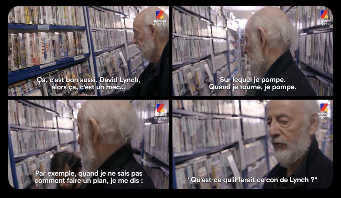 KarineMDonelle's tweet photo. Imitateur de David Lynch jusqu’au bout, ce Bertrand Blier. https://t.co/9d5y34pqfq