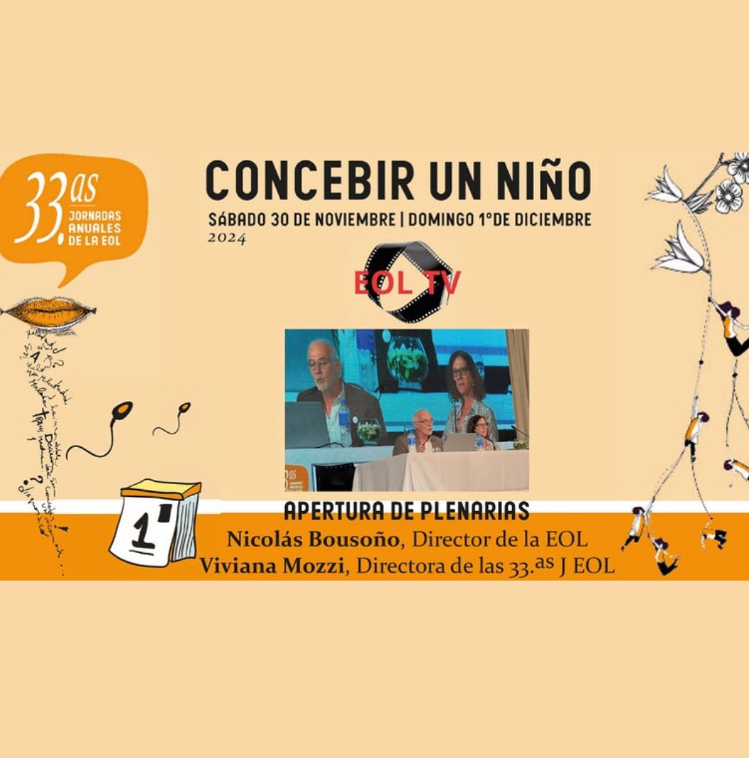 👉👉Ya podes ver las mesas plenarias de las 33J en EOL TV 
➡️➡️➡️MESA APERTURA BOUSOÑO- MOZZI 
🛜🛜🛜youtu.be/0iEbEXGnIzo