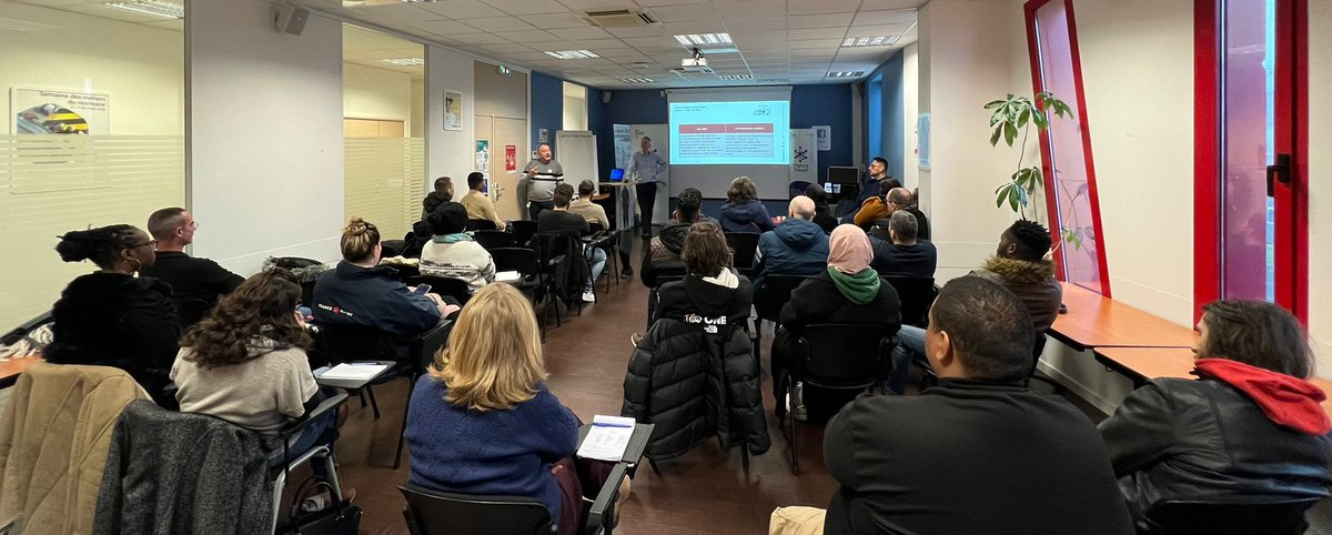 Semaine des #Métiers du #Numérique
Des découvertes métiers formations avec <a href="/M2iFormation/">M2I</a> &amp; #FranceTravail #Tours 2 Lions 
pour les 26 participants qui ont pu être conseiller sur les carrières et les métiers du numérique
plmpl.fr/c/xwgh6