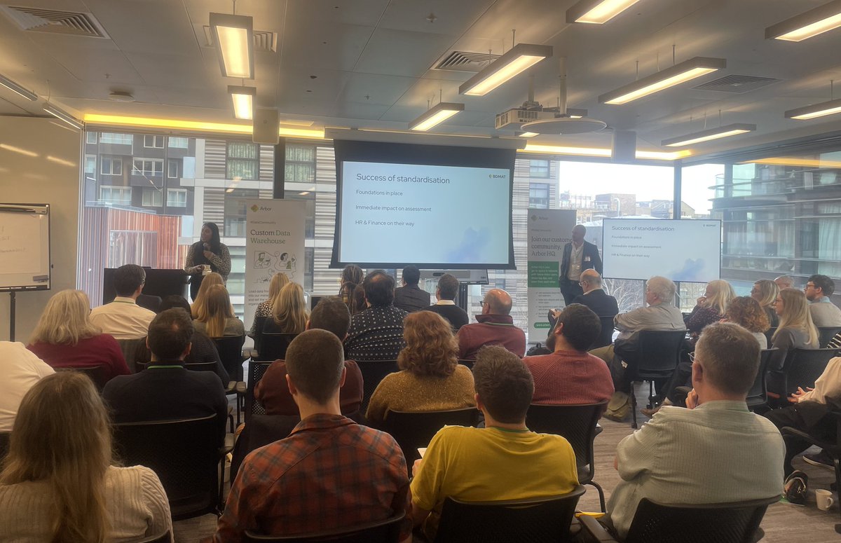 ArborEdu's tweet image. This morning, leaders from @ConsortiumTrust and @_bdmat shared how they have built the foundations for a powerful data strategy.

If you couldn&apos;t make the event, sign up to Arbor HQ, where attendees will share their ideas and templates: hubs.li/Q033hJLv0

#DataCommunity