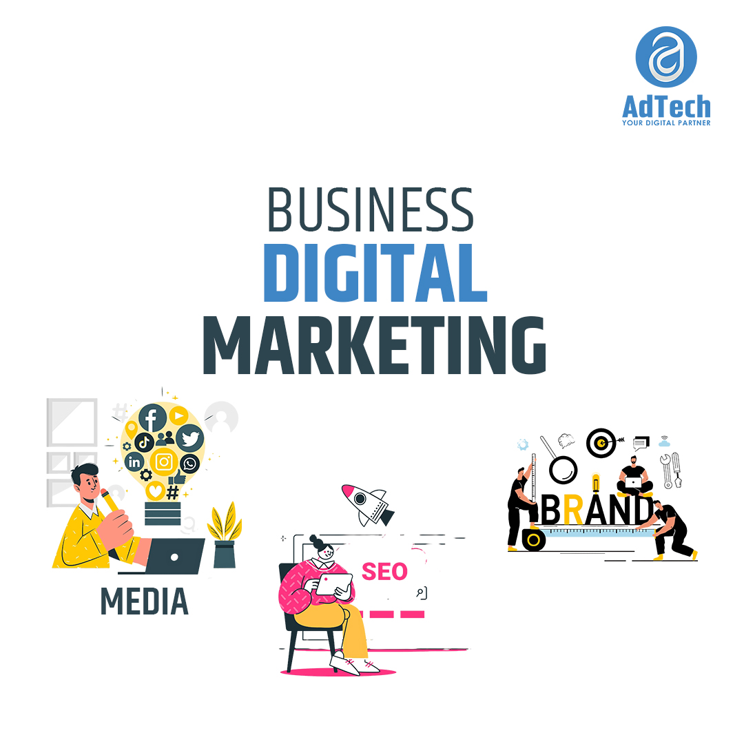 💡 Grow Your Business With Digital Marketing!
✨ At AdTech, We Help You Expand Your Reach, Boost Google Visibility,  Improve SEO &amp; Social Media Presence, &amp; Build A Unique, Powerful Brand.📈
📞 Call Us At – 8308649555/ 80870530193
#AdTech #DigitalMarketing #socialmedia