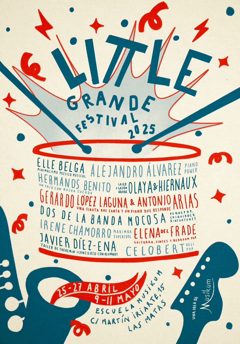 LittleGrandeSP's tweet photo. Estamos muy felices de anunciar el cartel del Little Grande Festival 2025. #festival #lasmatas #lasrozas #littlegrandefestival https://t.co/z4WhSVYQa8