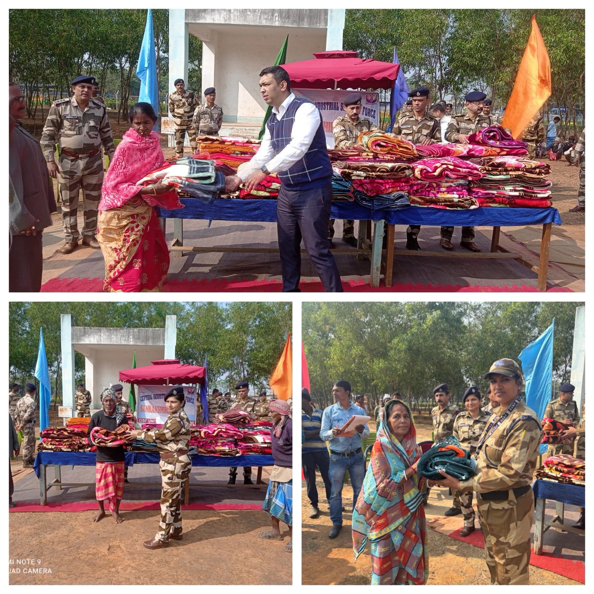 CISFWB_Odisha's tweet image. Under the Community Service programme, winter blankets were distributed by CISF Unit BRBNMPL Salboni in nearby village Uppar Kamala Salboni, West Bengal.

#Welfare #PROTECTIONandSECURITY
@CISFHQrs
