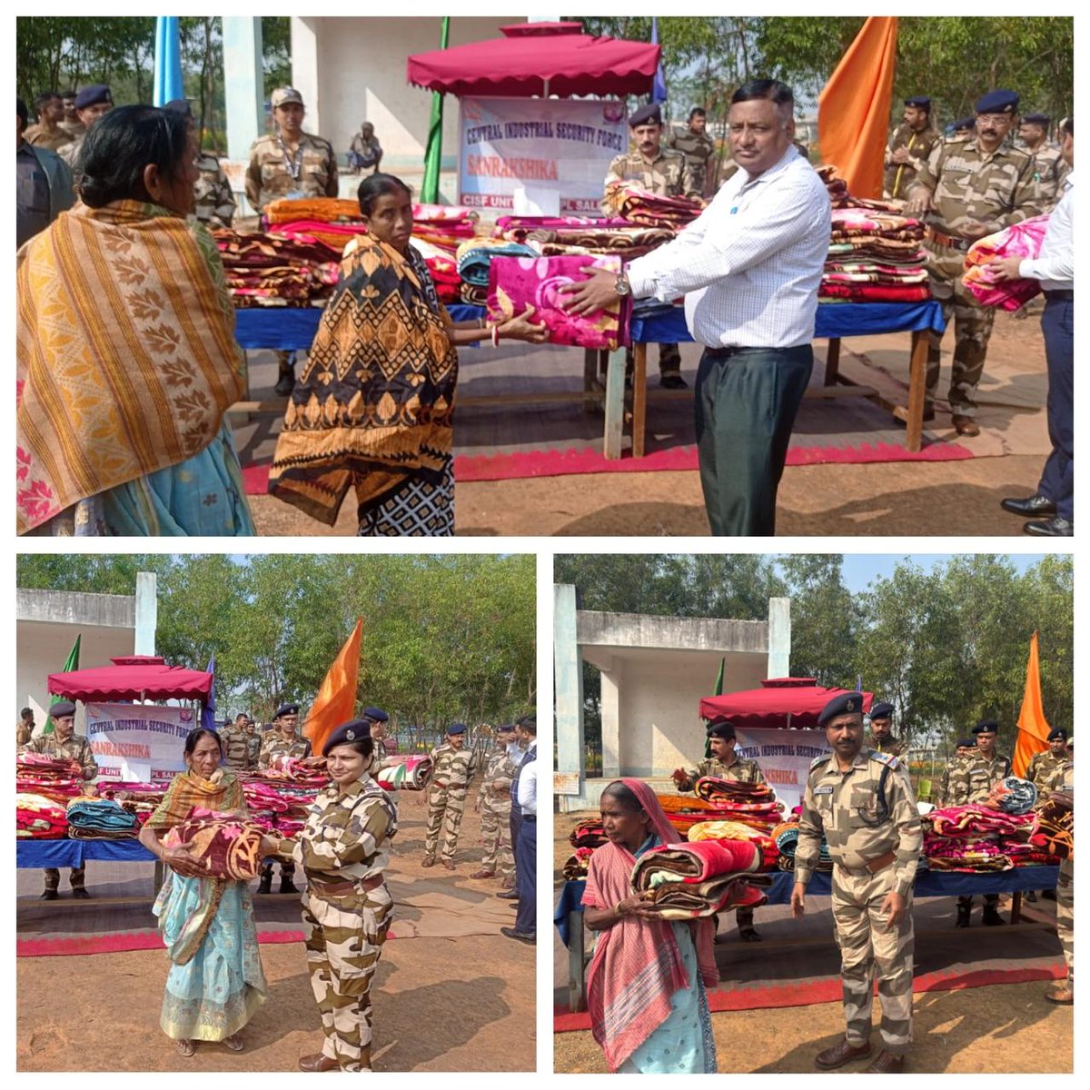 CISFWB_Odisha's tweet image. Under the Community Service programme, winter blankets were distributed by CISF Unit BRBNMPL Salboni in nearby village Uppar Kamala Salboni, West Bengal.

#Welfare #PROTECTIONandSECURITY
@CISFHQrs