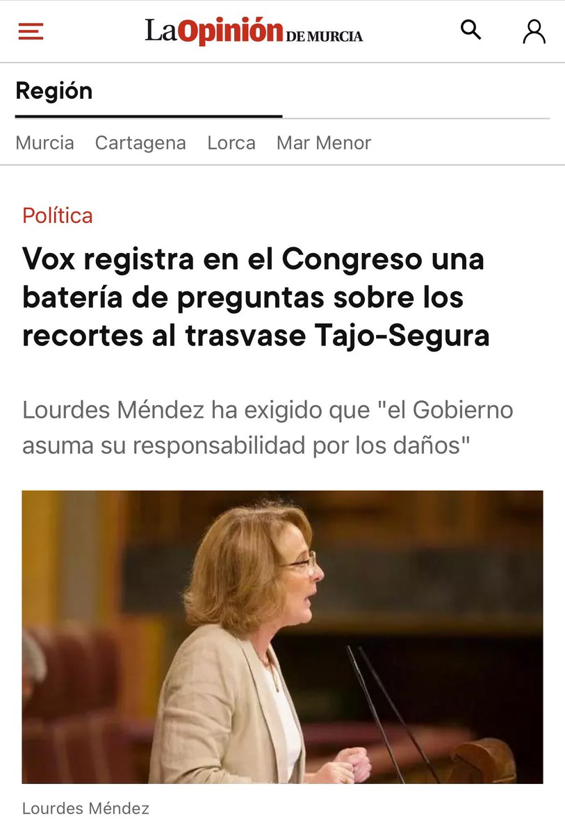 Vox_Murcia's tweet photo. Solo queda @vox_es en la defensa del campo español. 

🗣️ @LourdesMendezMo 

📰https://t.co/T6jKqoxus7 https://t.co/UYt49uq00O