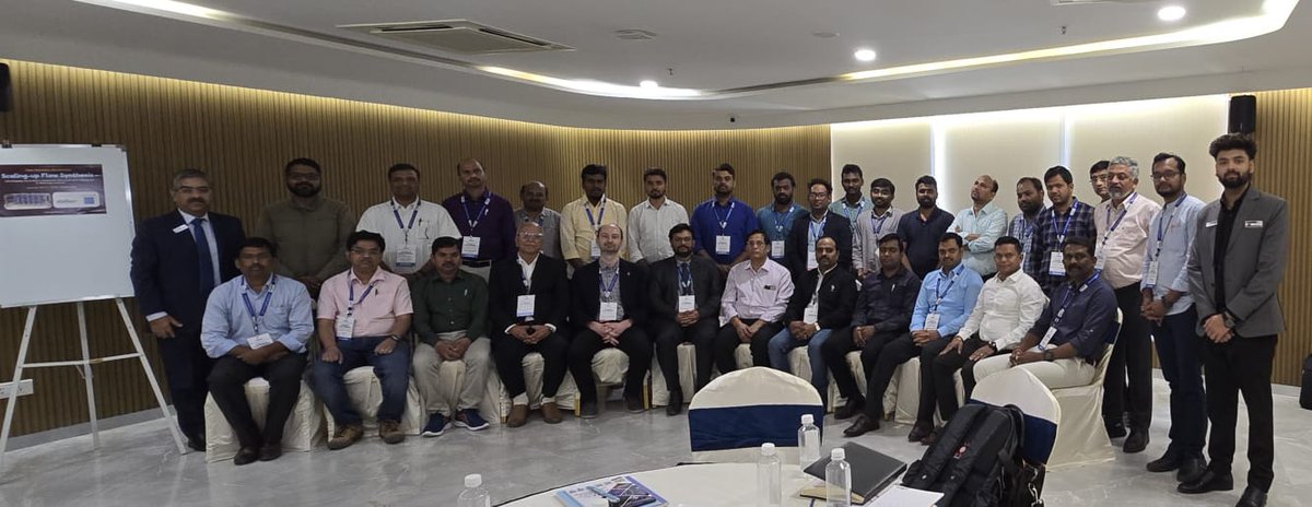 Huge thanks to all who made our masterclass on “Scaling-up Flow Synthesis” a success! 🙌

Special gratitude to:
🌟 Prof. Marcus Baumann
🌟 Corning’s Mr. CK Sethia &amp; Mr. Shekhar Gaikwad
🌟 Sky Life Sciences’ Mr. Shylender Bijapuri
Together, we explored new frontiers in pharma