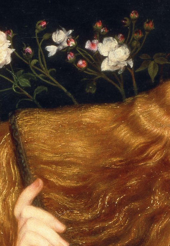 AcademiaAesthe1's tweet photo. Details of Lady Lilith, Dante Gabriel Rossetti, 1866–1868. https://t.co/5joUMIDZhO