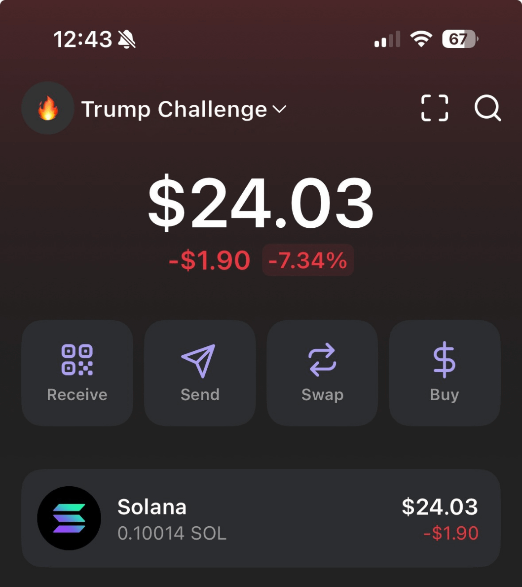 DefiWimar's tweet image. Trump Bull Run has started 🚨

And I'm proud to start the TRUE 0.1 SOL ➜ 1000 SOL Challenge.

• Live Trades only
• Only 25 Trades with take profits at 2x
• We'll find the next $TRUMP, #MELANIA &amp;amp; $BARRON
• If you don't have 0.1 SOL, I'll give it.
• 100 spots are free

If…