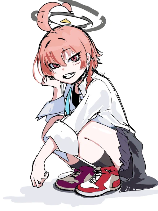 制服ネル楽しみ #ブルアカ