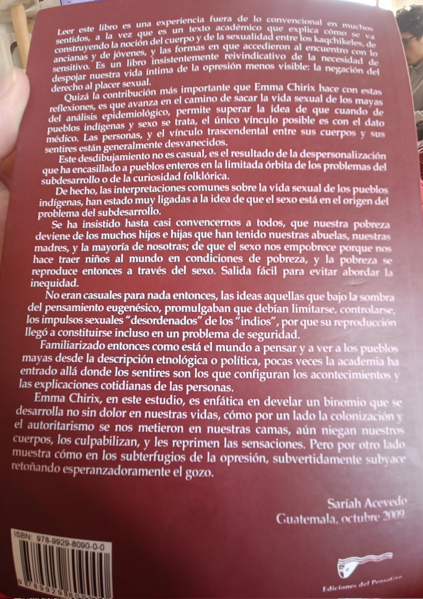 Biel Vaquer (@biel_vaquer) on Twitter photo <a href="/LaCatalunyaWoke/">La Catalunya Woke</a> Doncs ara sí que m'heu tocat els collons. Curiosament, va ser un estudi sobre la sexualitat femenina i la seva repressió a Guatemala tant pel patriarcat com per la colonització que em va permetre entendre moltes coses sobre el comportament de les nostres àvies. <a href="/LaCatalunyaWoke/">La Catalunya Woke</a> Doncs ara sí que m'heu tocat els collons. Curiosament, va ser un estudi sobre la sexualitat femenina i la seva repressió a Guatemala tant pel patriarcat com per la colonització que em va permetre entendre moltes coses sobre el comportament de les nostres àvies.