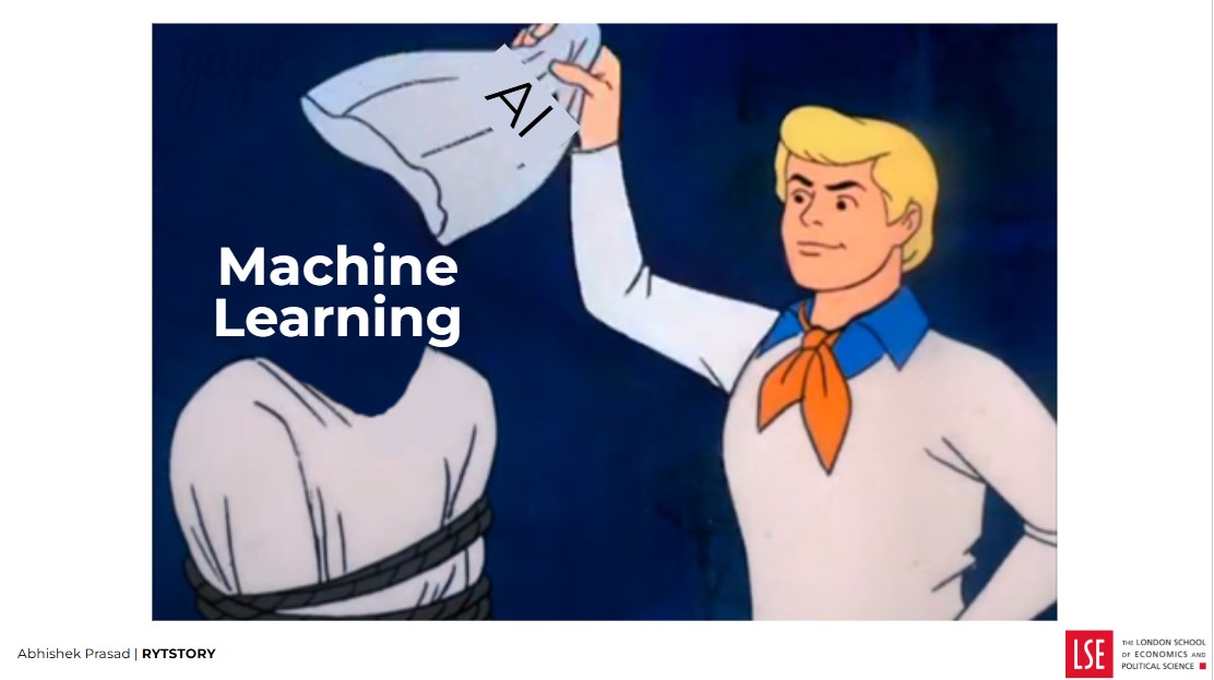 An excellent opening session by <a href="/abhishekprasad/">Abhishek Prasad</a> of Rystory in the JournalismAI Academy for Southeast Asia 2025 programme, demystifying beliefs about artificial intelligence. 

This meme was on point! <a href="/abhishekprasad/">Abhishek Prasad</a> hope you don't mind me sharing this! 

<a href="/PolisLSE/">Polis@LSE</a> <a href="/GoogleNewsInit/">Google News Initiative</a>
