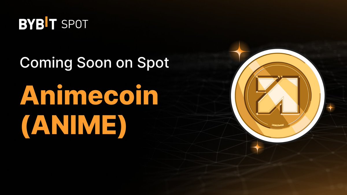 📣 $ANIME is coming soon to the #BybitSpot trading platform with <a href="/animecoin/">Animecoin</a>!

Deposits and withdrawals will be available via the ETH and ARBITRUM Network.

#TheCryptoArk #BybitListing #ANIME