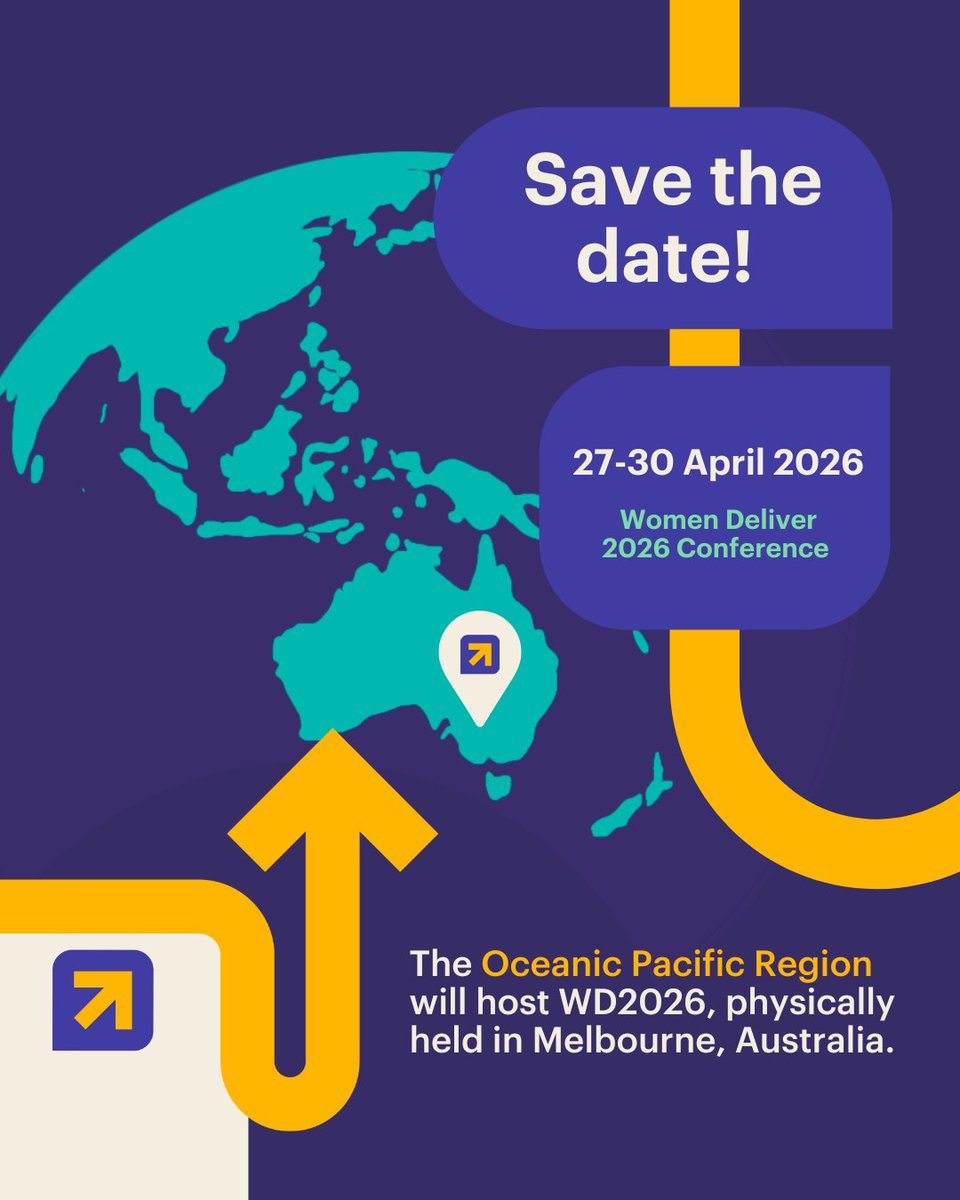 What we've all been waiting for...
🥁
🥁
🥁

#WD2026 will be regionally hosted by the Oceanic Pacific &amp; take place in Melbourne, Australia, on April 27-30 2026!🎉 Our 1st regionally-hosted conference that shifts power to feminists from the Oceanic Pacific: bit.ly/WD-2026