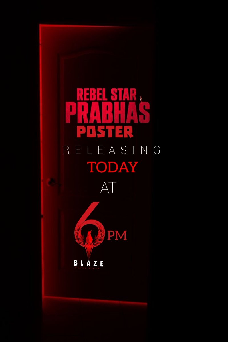 blaze_editz01's tweet image. Upload salaar poster design today at 6pm #Salaar2 #SalaarCeaseFire #RebelStar
