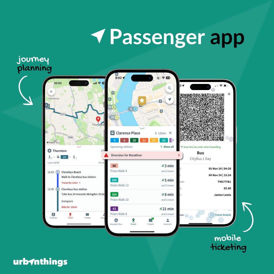 urbanthingsco's tweet photo. Are you ready to thrive in 2025? 🌟

At UrbanThings, we make travel simple for you and your passengers with:
→ Passenger app 📱
→ Branded website 🖥️
→ Operator portal 📈

Here are just some of the features you can enjoy 👉

Get in touch to learn more! https://t.co/jH7MAsGuv8