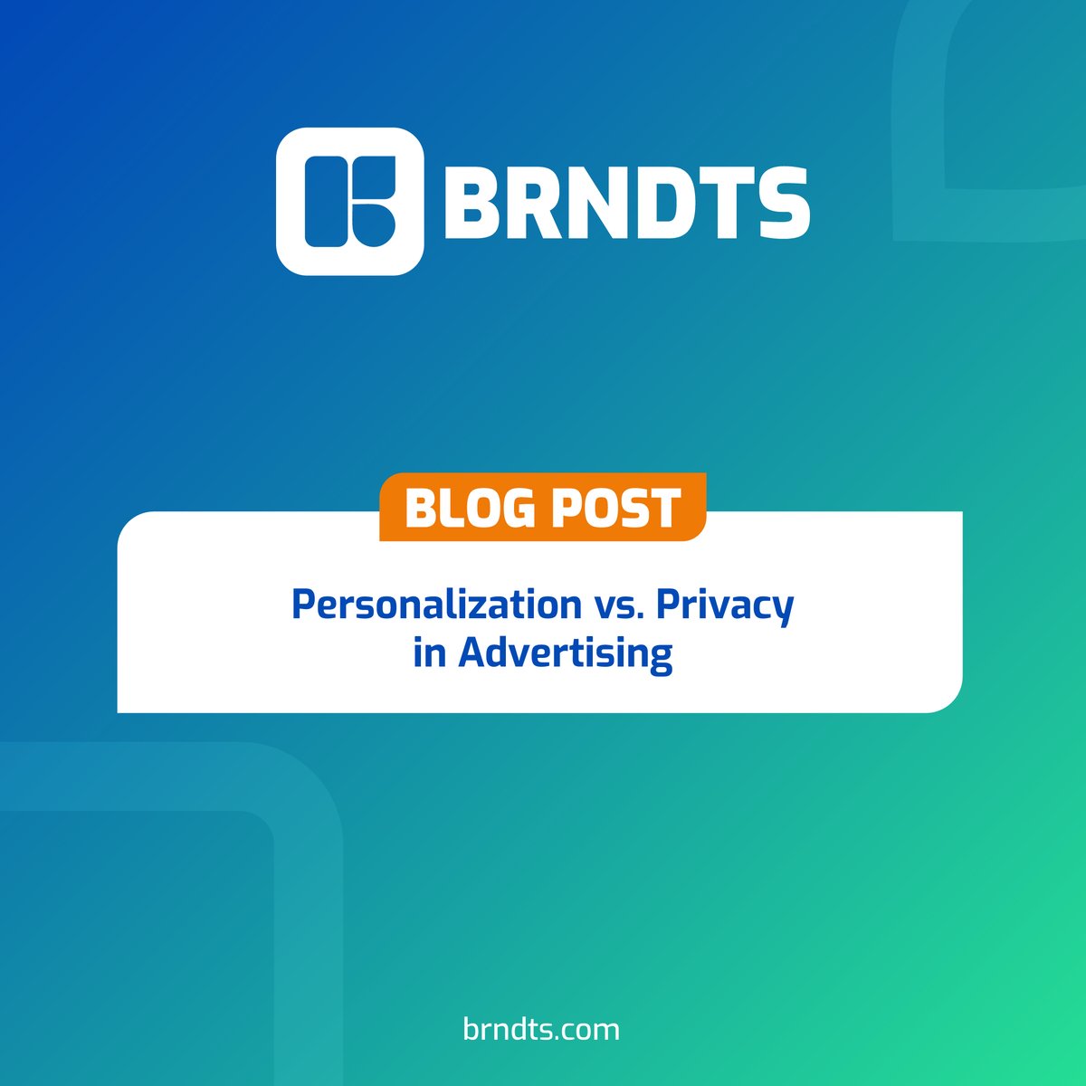 Personalization vs. Privacy

From our 2nd article: 🔒 Tailored ads meet trust. Transparency, anonymized data, and contextual targeting deliver ethical results.
 
Head over to our LinkedIn page and check it out! 
👇👇👇👇
linkedin.com/posts/brndts_p…

#BRNDTS #ADS #AdTech