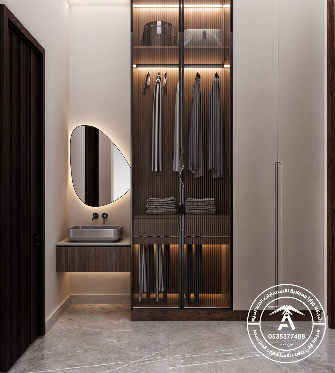 ديكور مودرن لغرفة نوم 

من تصميم ايجي ريفيت و <a href="/mazayaarch/">مزايا معمارية السعودية | MAFEC</a>