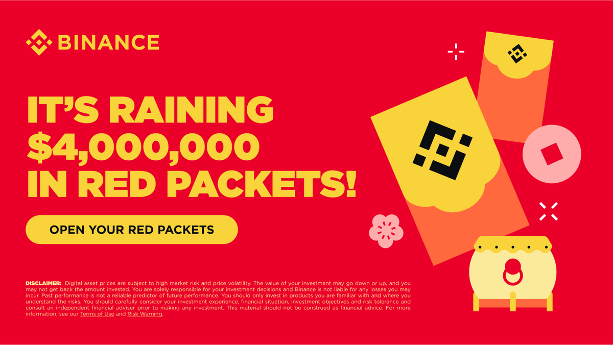 Share in 4,000,000 USDC prize pool this Lunar New Year! Simply refer your  friends and earn red packets to unlock your prize. https://t.co/U6bg8qY7Zv