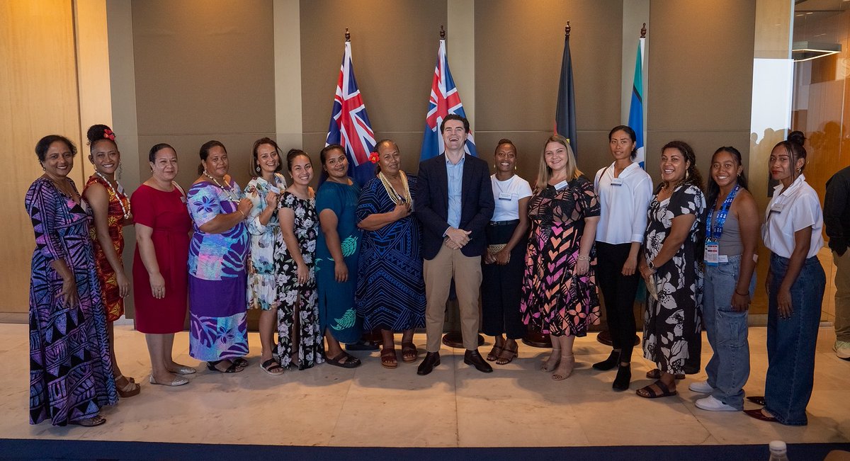 I joined <a href="/TennisAustralia/">TennisAustralia</a> this evening to showcase Australia’s leadership in gender inclusion in sport. Our #PacificAusSports partnership is supporting tennis in the Pacific, increasing opportunities for women athletes, coaches and administrators since 2022.