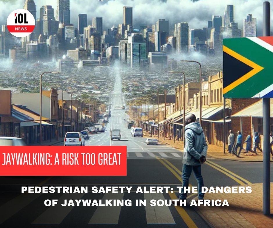 IOL's tweet photo. Any irresponsible conduct by a pedestrian on a roadway is considered a crime, therefore jaywalking is prohibited, and you may even be penalised for walking while inebriated.
#news #jaywalking #pedestrian #irresponsiblebehaviour #road #penalised
Read on
https://t.co/Fqq0G2iS82 https://t.co/XC4o4ICVOX