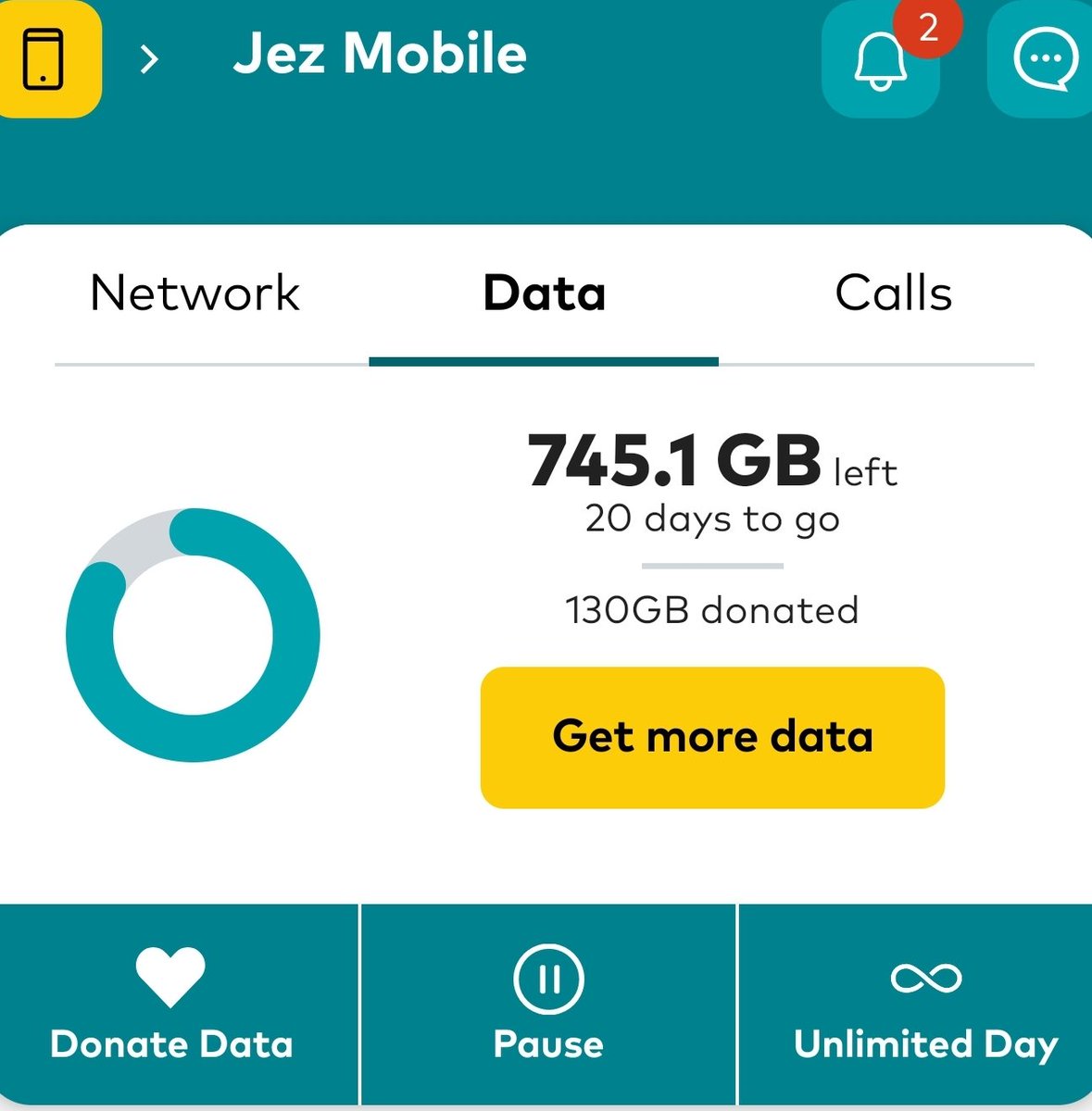 Jez2a's tweet photo. Does anyone donate their Optus data? If not, wanna help other Auusies without actually having to do much? Won't cost you a cent. 

@Optus sends donated data to Aussies doing it tough through @TheSmithFamily @good360au &amp; the KARI Foundation.

Feb's a short month, going 4 a record https://t.co/4sFL3KNwjt
