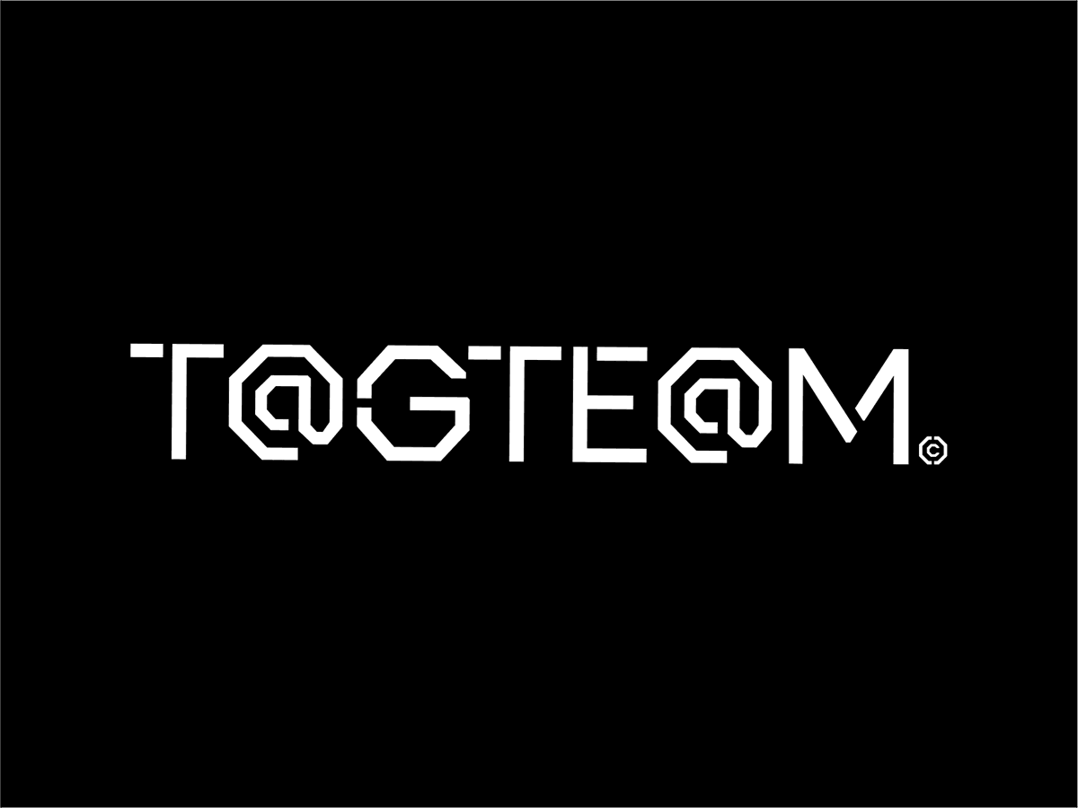 jkane's tweet photo. Spent the weekend exploring TagTeam logotypes. Which one gives the best retro industrial vibes? https://t.co/4R869tBplC