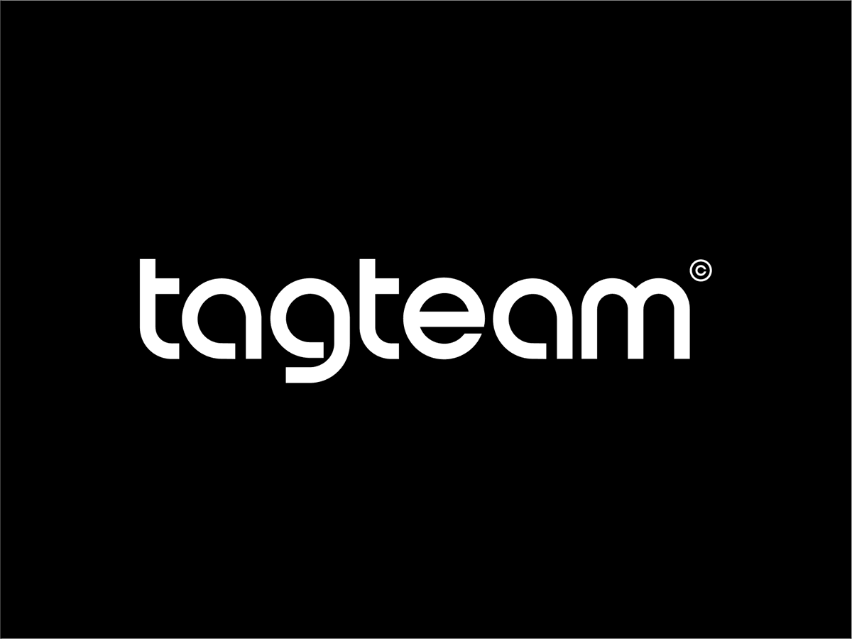 jkane's tweet photo. Spent the weekend exploring TagTeam logotypes. Which one gives the best retro industrial vibes? https://t.co/4R869tBplC