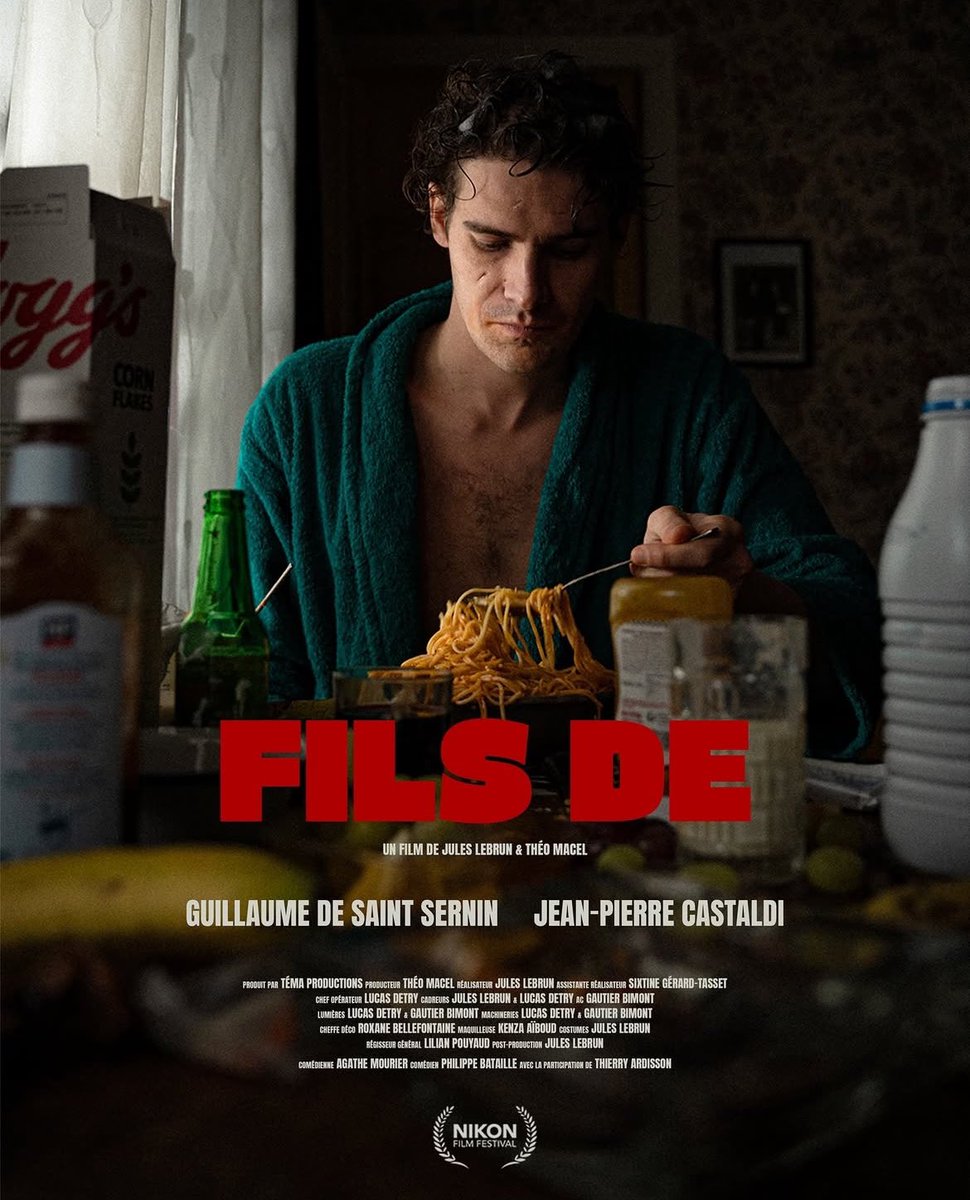 🎬 Guillaume de Saint Sernin, Thierry Ardisson et Jean-Pierre Castaldi au casting de l’excellent court-métrage #FilsDe produit par <a href="/Theomacel/">Théo Macel</a> ! 👏

➡️ festivalnikon.fr/video/2024/7626