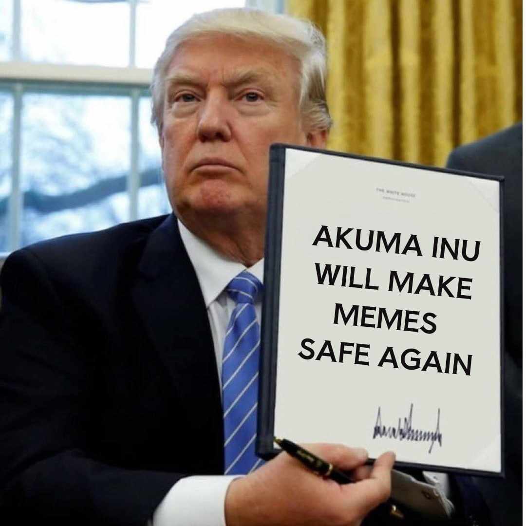 GhongZef's tweet photo. @1000xgirl $AKUMA next generation AI technology will make memecoins safe again! No more rug-pulls only pumpin! High marketcap with great community. https://t.co/wLowTo4vaU