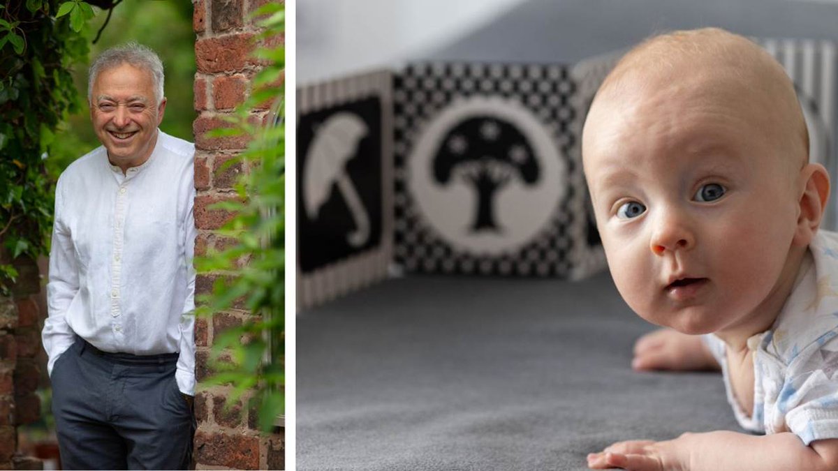 Booktrust's tweet photo. Our #ReadingRights Summit with Waterstones @UKLaureate @frankcottrell_b is tomorrow!

As part of his learning ahead of the Summit, Frank visited a Baby Lab to discover what happens to a baby's brain when they're read to...

https://t.co/CQiRwCm3PO @UEL_BabyDevLab https://t.co/P99hD8KDvi