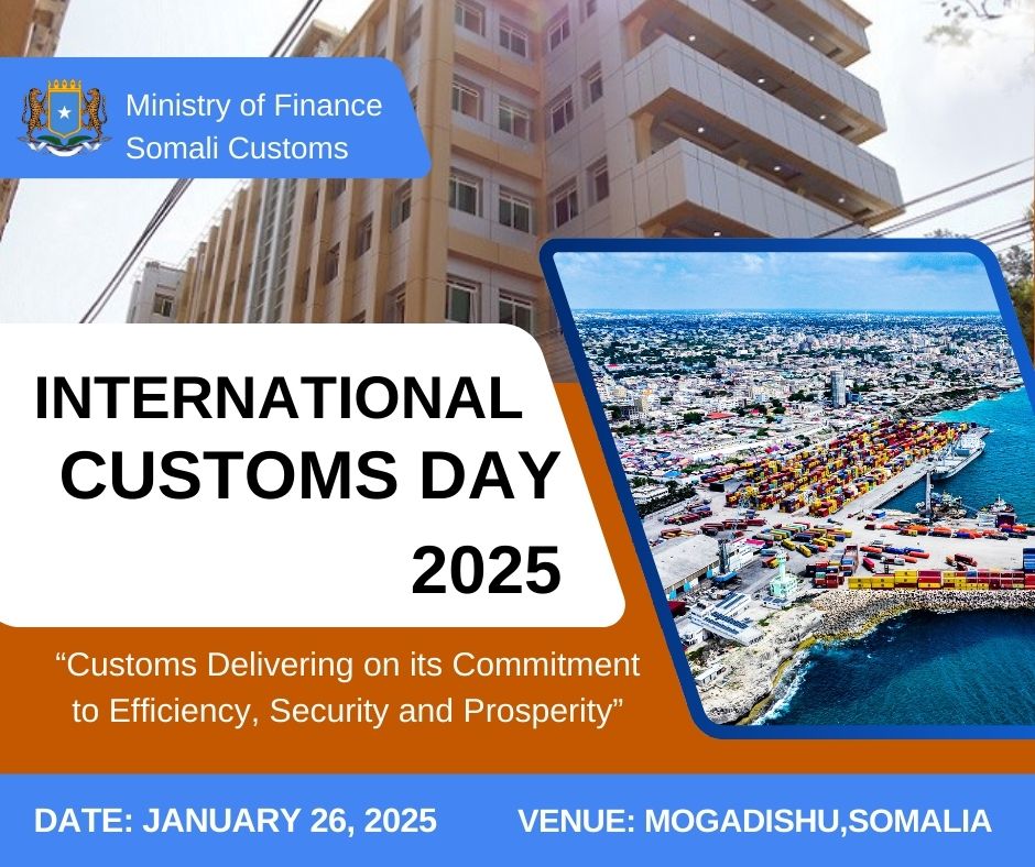 𝐒𝐚𝐯𝐞 𝐭𝐡𝐞 𝐃𝐚𝐭𝐞! 
Join us on January 26th, 2025, as we celebrate International Customs Day! 🎉 This year’s theme: "Customs Delivering on its Commitment to Efficiency, Security, and Prosperity."
