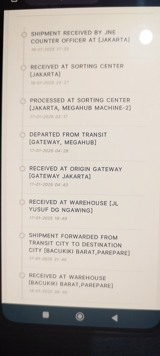 rahmanrambo's tweet photo. @JNECare mohon bantuannya min, atas paket ane dgn no.resi CM43605069234, sejak tanggal 18 status tidak berubah padahal sudah dikota tujuan, mohon dicek min https://t.co/UCBm0ZMOrO