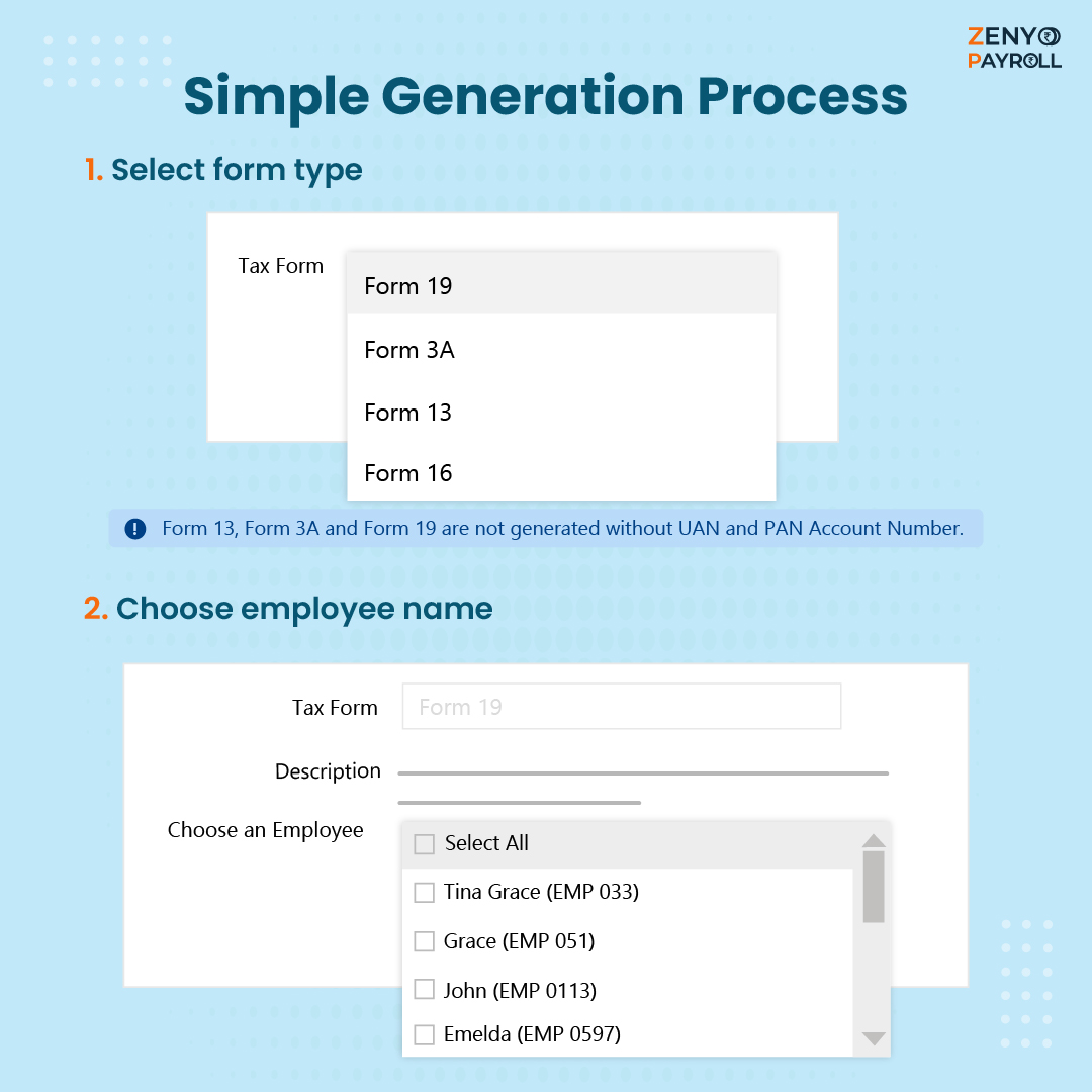 ZenyoPayroll's tweet photo. Make payroll paperwork easy with Zenyo Payroll! Generate all the forms you need in just a few clicks and save time for what matters most.
Find more at https://t.co/UxyxJTr8t9
#zenyopayroll #simplepayroll #taxcompliance #hrsolutions #payrollmadeeasy #payrollmanagement #easyhr https://t.co/1lSiSY4yv6